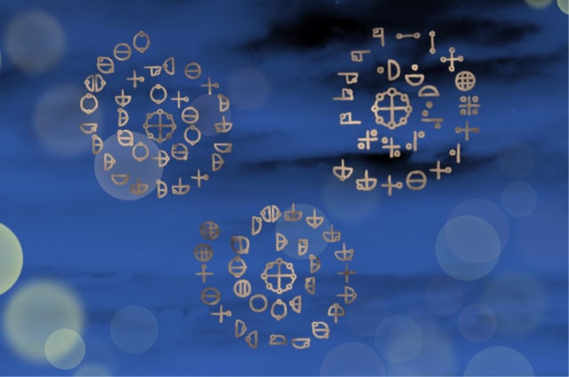 スピリチュアルなエネルギーの集まり