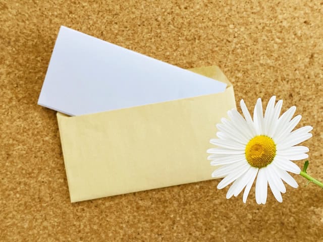 封筒の手紙