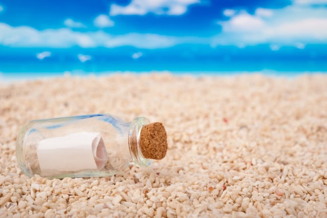 メッセージの小瓶