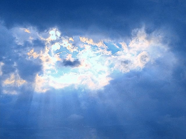 スピリチュアルな青空